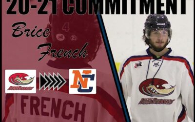 Runners Defenseman Brice French to play at Northland College NCAA D-lll