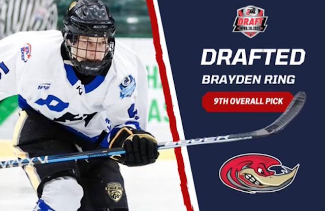 Brayden Ring Taken 9th Overall in 2021-2022 NA3HL Draft