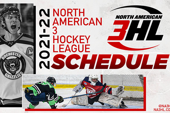 NA3HL Releases 2021-22 Regular Season Schedule