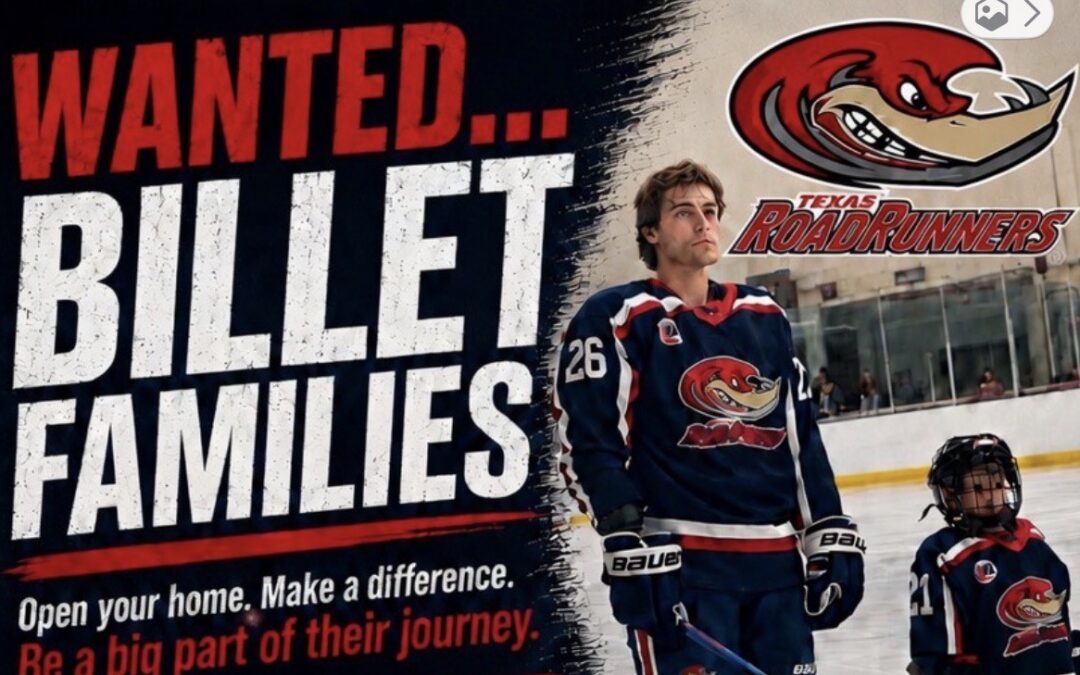 “Wanted”  Billet Families Needed… Become a part of Our Family